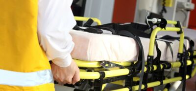 Anwendung der Rettungstrage als Evakuierungshilfsmittel